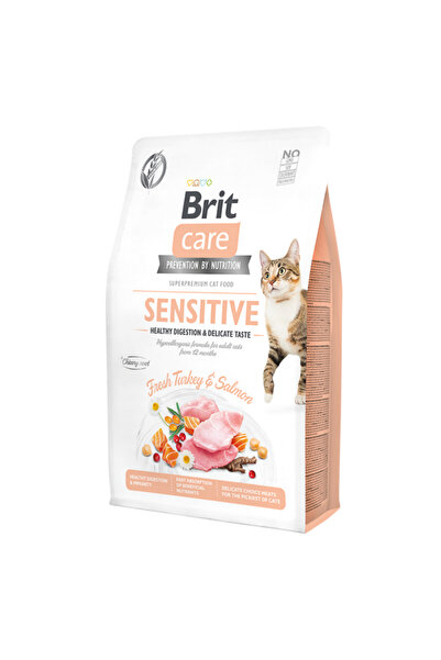 Brit Care GF Pisică Sensibilă Digestie Sănătoasă și Gust Delicat 2 kg