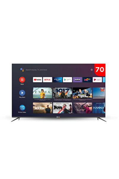 Dansat شاشة ذكية 70 بوصة دانسات سمارت اندرويد 15 فوركي 4K
