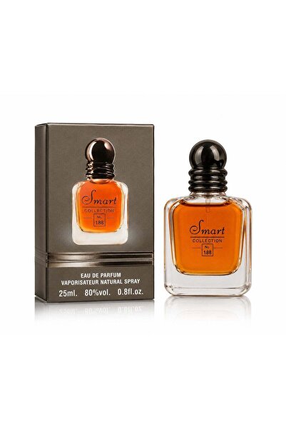 Smart Collection Eau De Parfum No. 188 for Men, Warm Amber Spicy Fragrance, 25ml