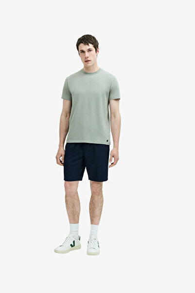French Connection Men's Navy Comfort Elastic Waist Shorts