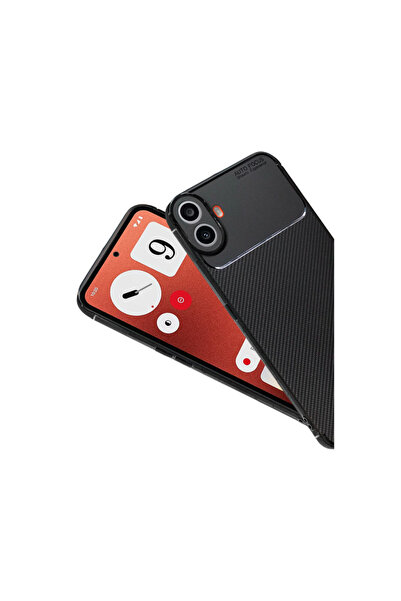 UnDePlus Nothing Phone 1 CMF Kılıf Karbon Silikon Case