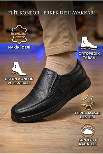 Generic Brand Genuine Soft Leather, Heel Massage Featured Orthopedic Father's...