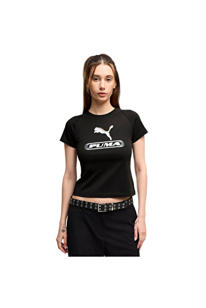 Puma Sport Graphic Women's Black Casual Style T-Shirt 69405101