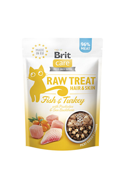 Brit Care Brit Raw Treat Cat Hair & Skin 40 g