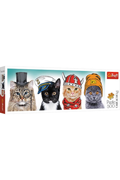 Trefl PUZZLE 500 PANORAMA O ECHIPA FLUFFY