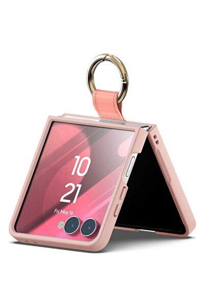 Mercury Goospery Σκληρή Θήκη Mercury Gold Ring για Samsung Galaxy Z Flip8, Ροζ