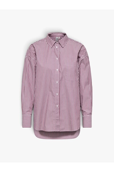 ONLY قميص ONLVIRANA L/S SHIRT WVN للرجال باللون الأرجواني - 15381158