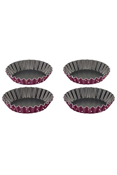 TEFAL Set de 4 PerfectBake J5558102, forme de copt brioșe, 11 cm, strat antia...
