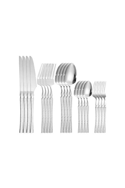 OEM Set de tacâmuri din oțel inoxidabil, cuțit, furculiță, lingură, potrivit ...