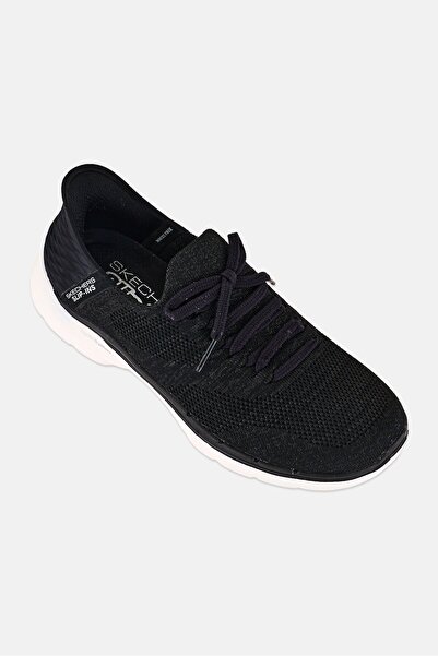 SKECHERS Women Go Walk 6 Slip On Shoes, Black