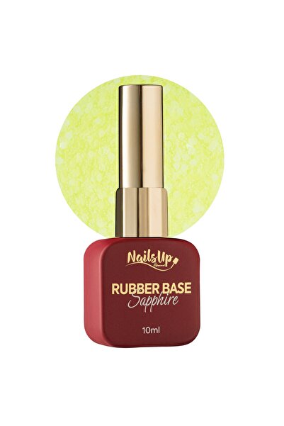 NAILSUP PROFESSIONAL Rubber base NAILSUP Sapphire Flakes 023 10 ml