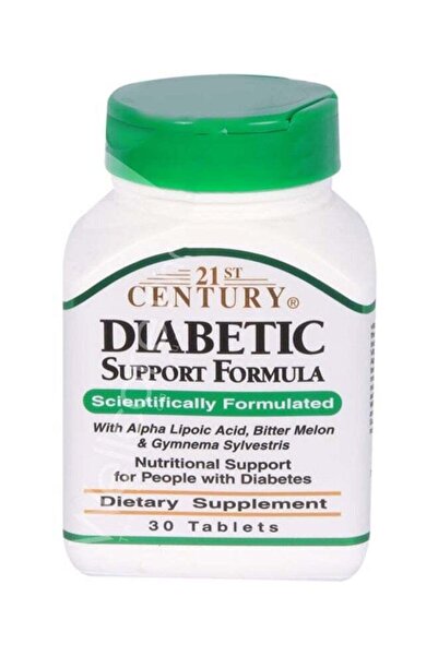 21st Century HealthCare Diabetic Support Formula 30 Tablets
