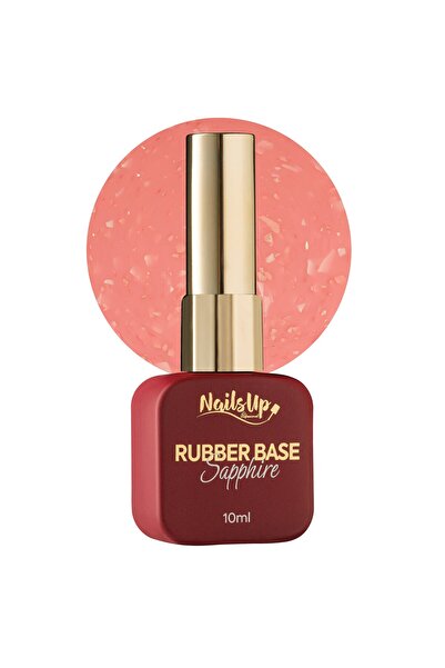 NAILSUP PROFESSIONAL Rubber base NAILSUP Sapphire Flakes 03 10 ml
