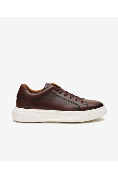 Greyder Erkek Kahverengi Hakiki Deri Sneaker Ayakkabı 6K1SA64822