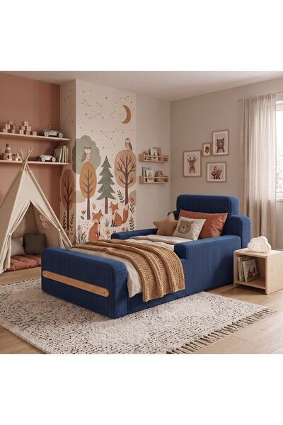 DECHOME Çocuk Sünger Yatak 190x110 cm | 3–13 Yaş | 28 DNS Orijinal Sünger | Y...