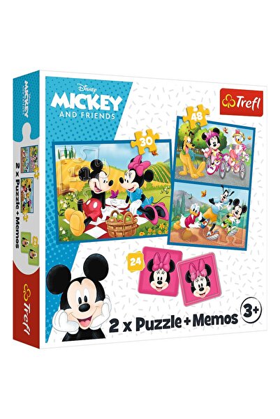 Trefl PUZZLE 2IN1 MEMO DISNEY EROII DISNEY