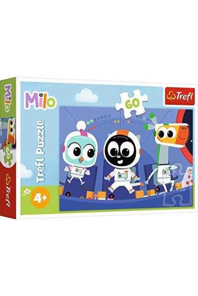 Trefl PUZZLE 60 PLANETA MILO INTALNIRE CU MILO
