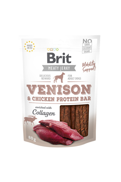 Brit Jerky Venison Protein Bar 80 g