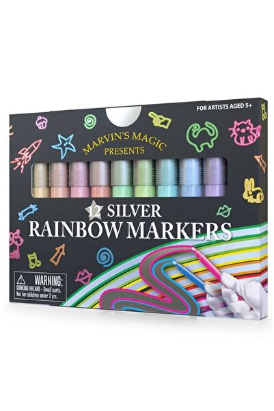 Marvin's Magic Markere Marvins Magic Argintii Curcubeu (MMART002)
