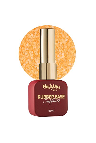NAILSUP PROFESSIONAL Rubber base NAILSUP Sapphire Flakes 022 10 ml
