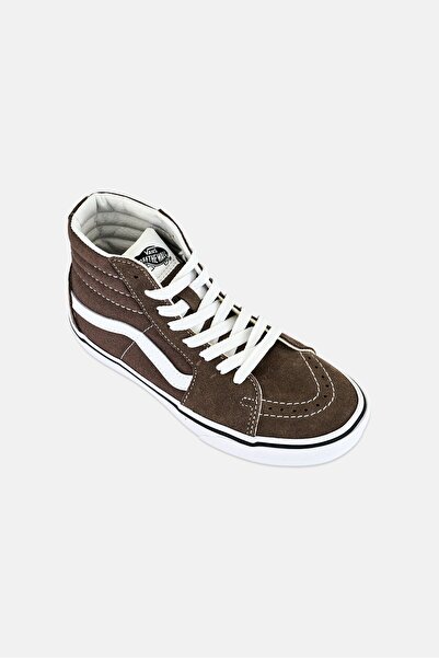 Vans Kids Boy SK8-Hi Lace Up Skateboarding Shoes, Taupe