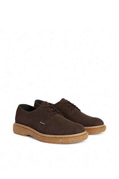 Barbour Harefield Derby Ayakkabı BR97 Choc Suede