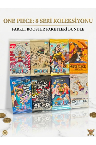 CANTEX TECH One Piece Play Card Special 8 Series 8 Packs in One + Album