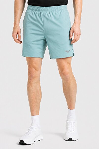 MIZUNO Men Brand Logo Training Shorts, Dusty Green