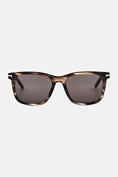 Cerruti 1881 Men CR 80043 Square Sunglasses, Havana Grey