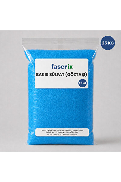 faserix Bakır Sülfat-25 Kg