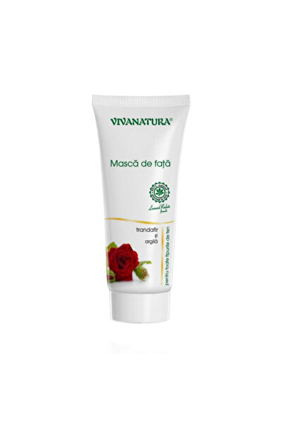 Vivanatura Active Clay and Rose Face Mask, 75 ml