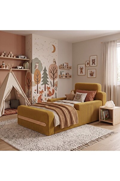 DECHOME Çocuk Sünger Yatak 190x110 cm | 3–13 Yaş | 28 DNS Orijinal Sünger | Y...
