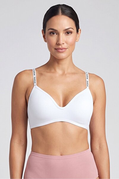 Bebe Women 3 Pcs Padded Brand Logo Convertible Bra, Multicolor