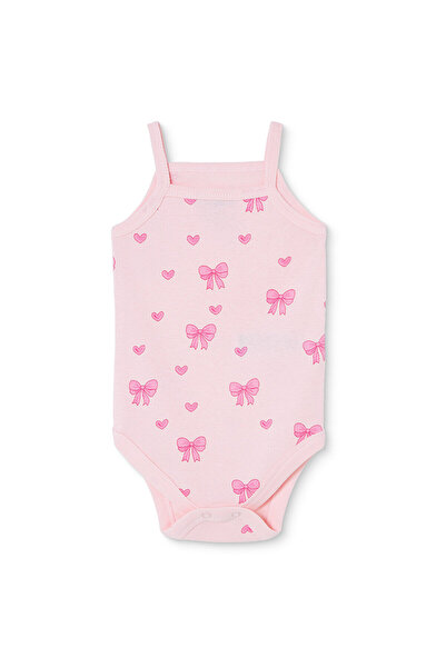 ebebek Hello Baby HelloBaby Kız Bebek Body Fiyonk Baskılı Çıtçıtlı Bisiklet Y...