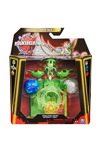 Spinmaster Bakugan Starter Pack Ventri Octogan si Trox