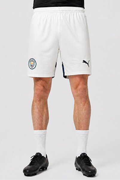 Puma Men Sportswear Fit Manchester Football Shorts, White
