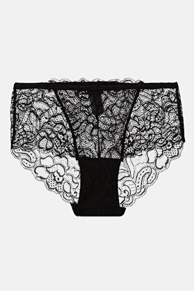Sinsay Women Textured Pantie, Black
