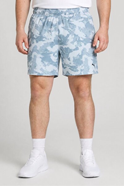 Puma Men Sportswear Fit Camouflage 7 Inseam Training Shorts, Multicolor