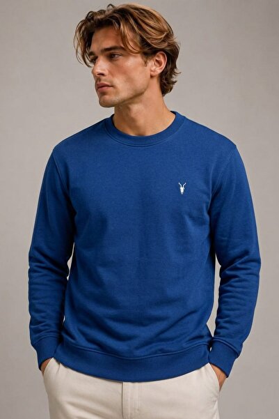 COMBİNE MİCHAİL Raglan ležerna zimska indigo muška majica