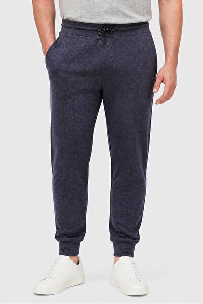 Hugo Boss Boss Men Regular Fit Heather Jogger Pants, Navy