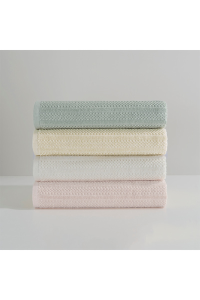 ALTINBAŞAK TEKSTİL Linari 100% bumbac jacquard Set de 4 prosoape Sortiment cu...