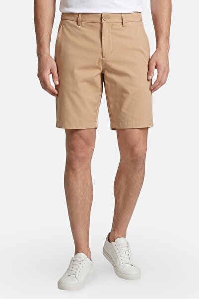 Hugo Boss Boss Men Solid Chino Shorts, Tan