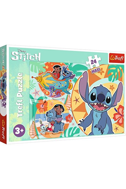 Trefl PUZZLE 24 MAXI STITCH ZIUA VESELA A LUI LILO SI STITCH