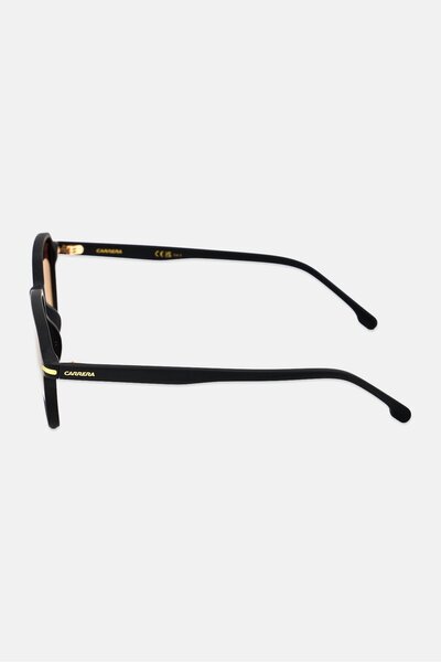Carrera Men 2076010035486 342 Round Sunglasses, Black
