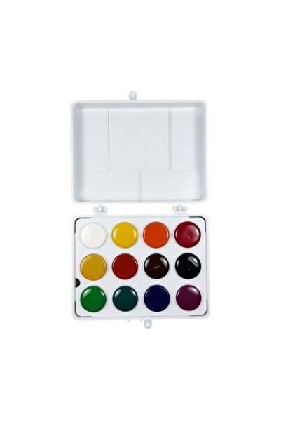 OEM Acuarele colibri 8,5 x 7,5 x 2,4 cm 12 culori intr-o cutie