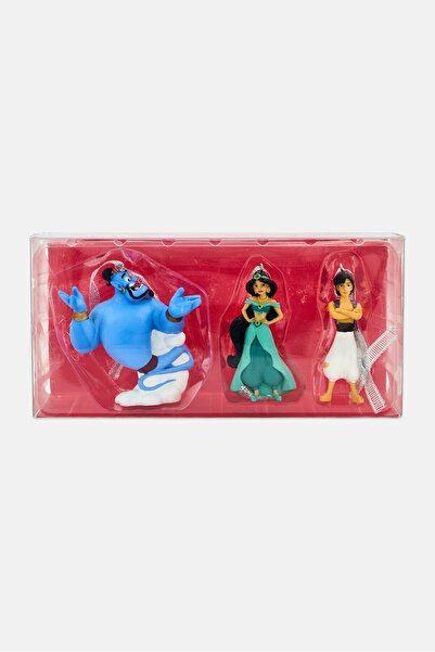 Disney Set of 3 Hanging Decorations Genie Jasmine Aladdin Set, Multicolor
