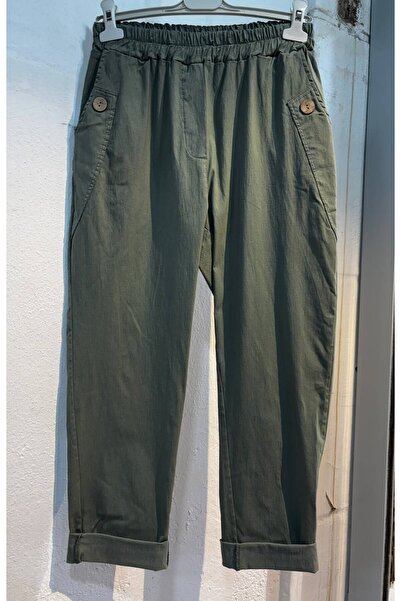 MENSAR OTANTİK LİKRALI DÜĞMELİ JOGER PANTOLON boy 100 cm bel 120 cm