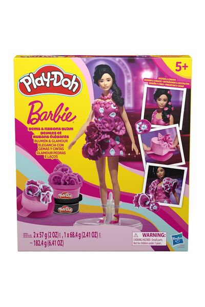 Hasbro Play Doh Σετ Δημιουργίας Ρούχων με Πολύτιμες Πέτρες και Κορδέλες