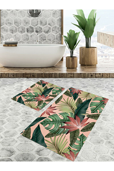 EVSEHOMES Non-Slip Base, Bathroom Mat Set of 2 (40X60 + 60X90 cm)