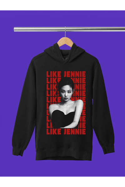 MAGORS Jennie from Blackpink K-Pop Printed 3-Yarn Quality Soft Texture Hooded...
